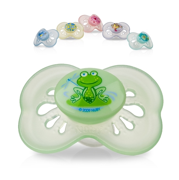 Picture of 12m+ Pastels Pacifier - classic oval baglet