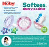 Picture of 0-6m Softees Silicone Cherry Pacifier - cherry baglet - 2 pack