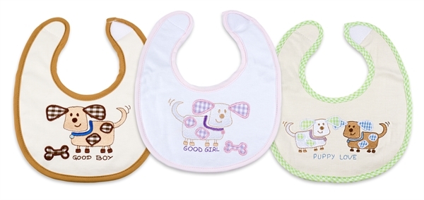 Picture of "Puppy Love" Bibs (Small) - 2 pack